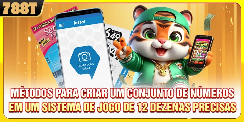 Métodos para criar um conjunto de números em um sistema de jogo de 12 dezenas precisas