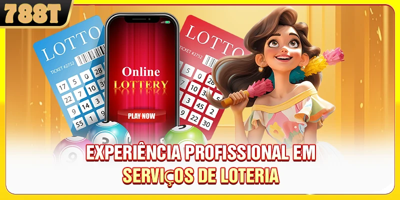 Experiência profissional em serviços de loteria