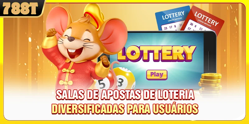 Salas de apostas de loteria diversificadas para usuários